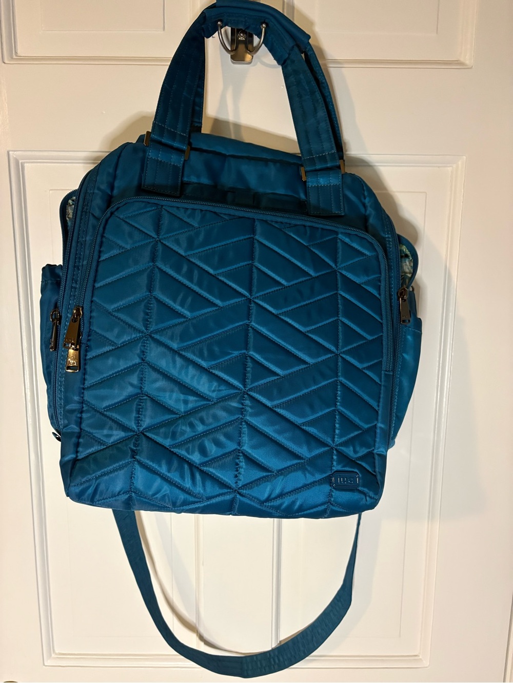 Quilted Teal Women's LUG Tote Bag - Versatile Travel and Everyday Carry